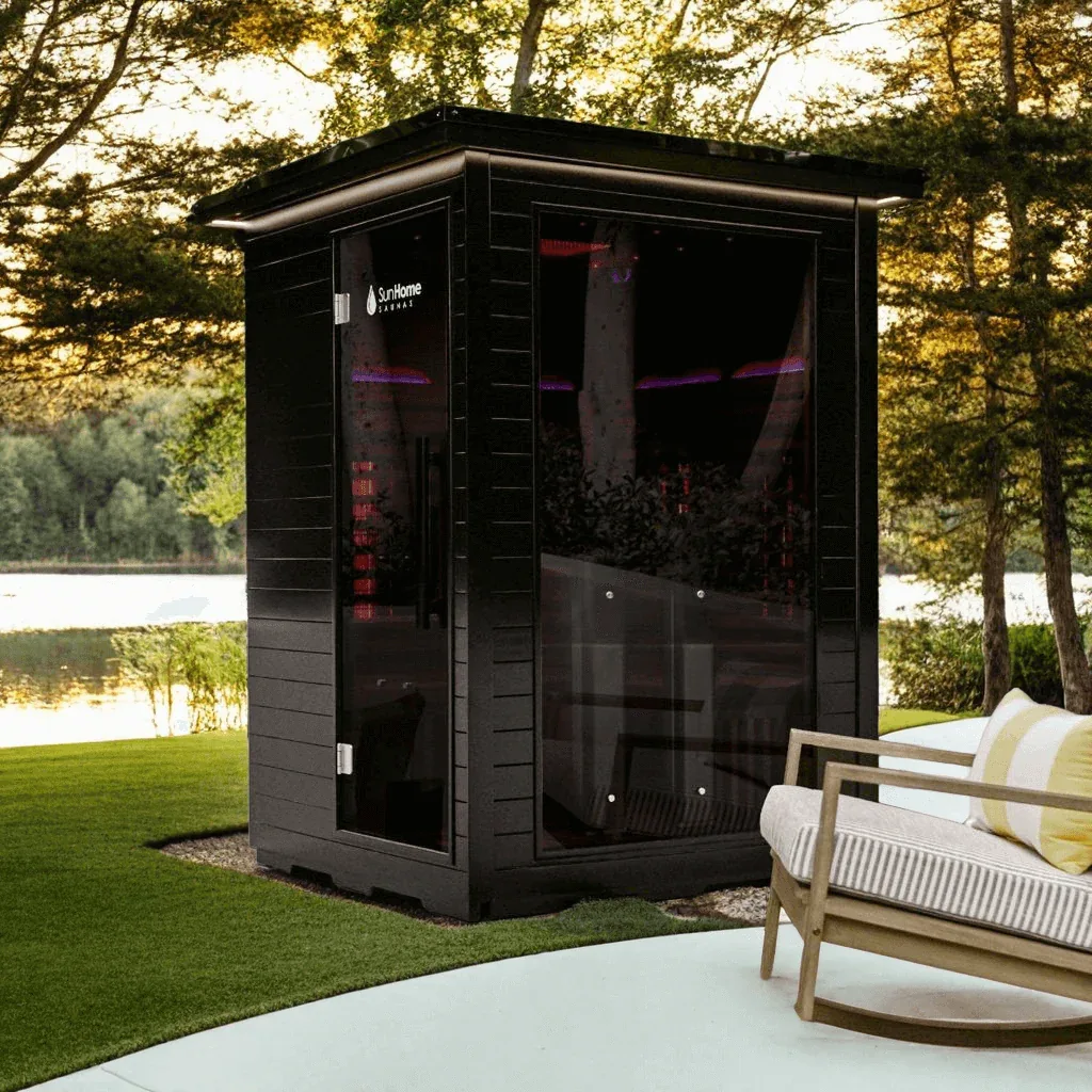 Sun Home Luminar™ Outdoor 2-Person Full Spectrum Infrared Sauna - Image 14