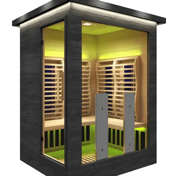 Sun Home Luminar™ Outdoor 2-Person Full Spectrum Infrared Sauna - Image 21