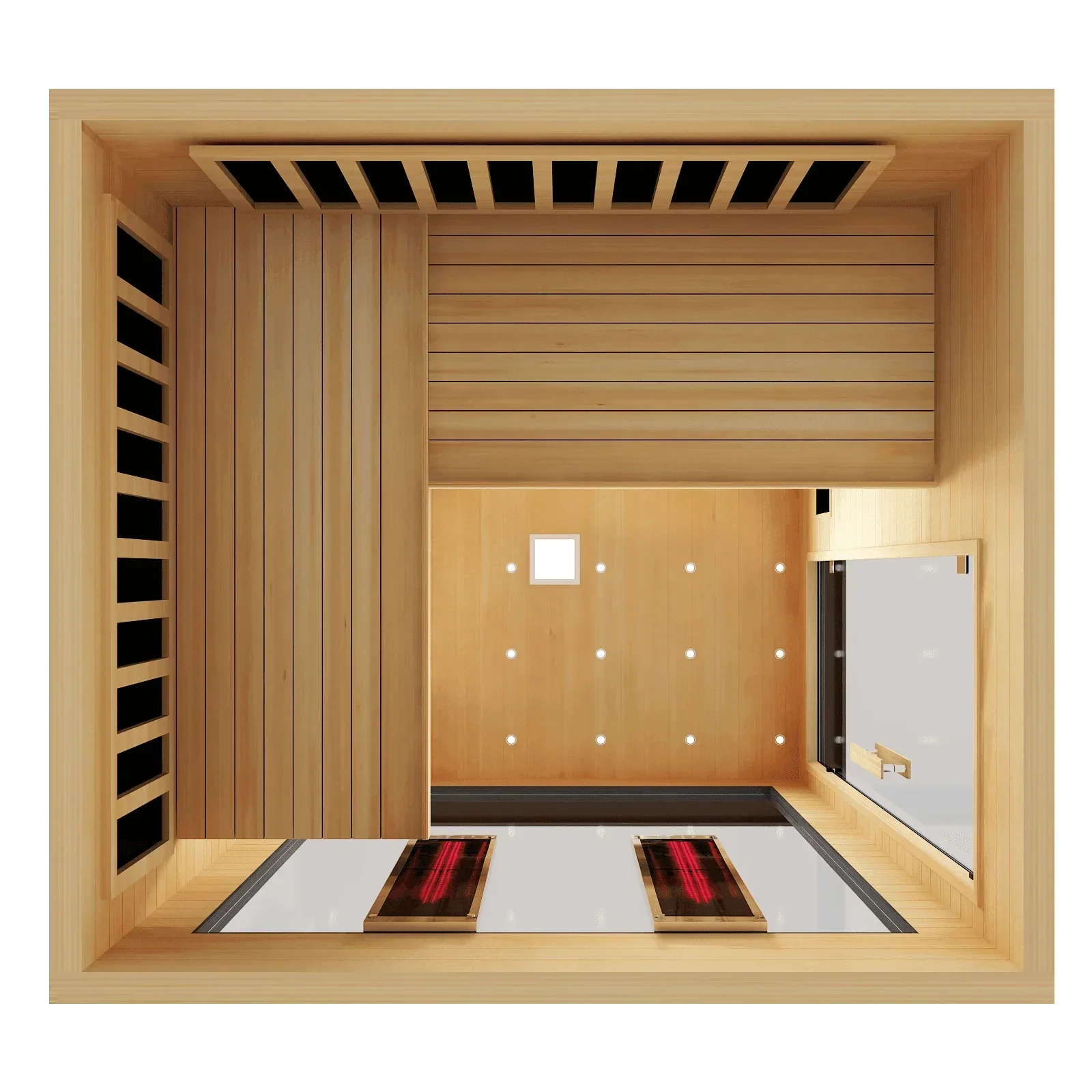 Sun Home Luminar™ Outdoor 2-Person Full Spectrum Infrared Sauna - Image 23