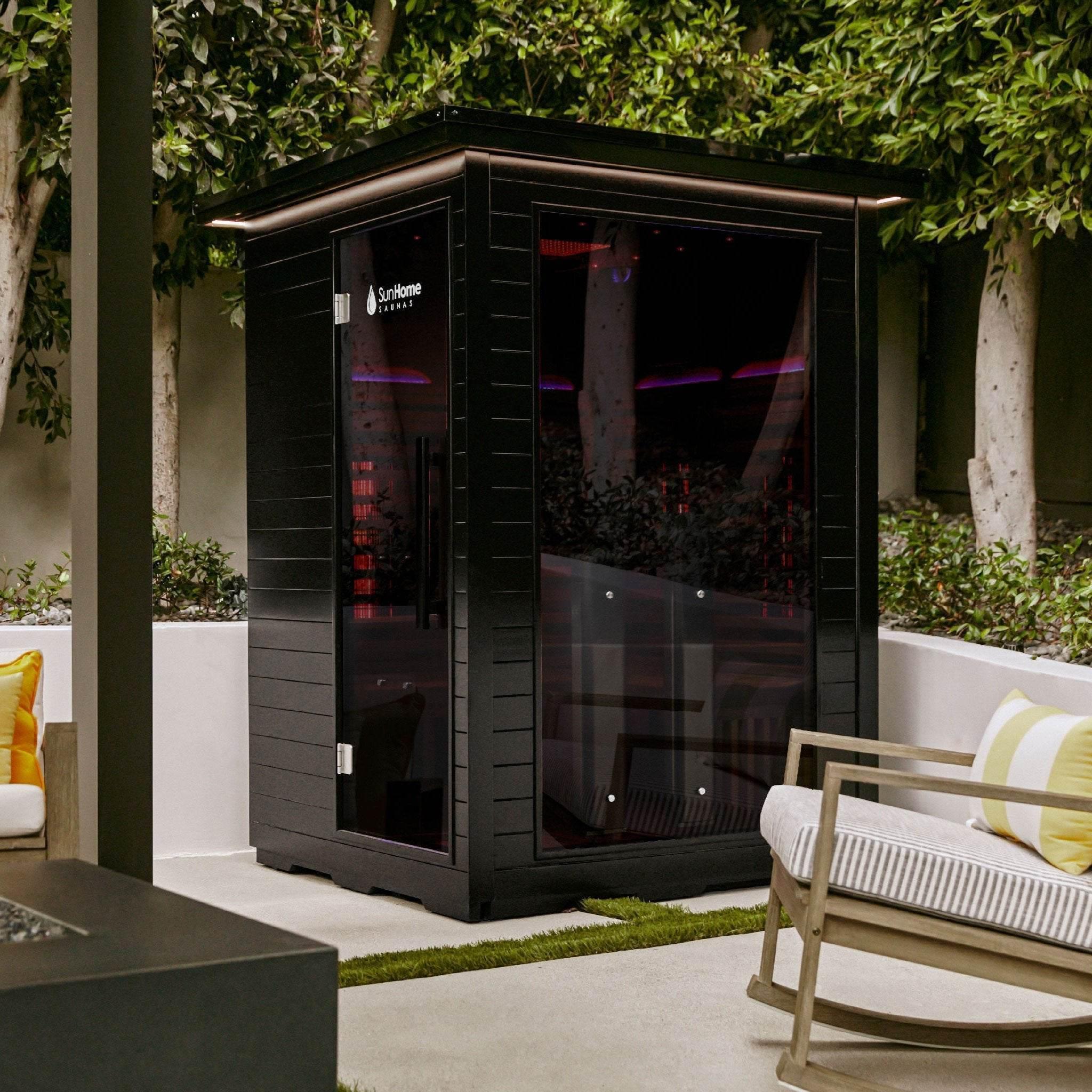Sun Home Luminar™ Outdoor 2-Person Full Spectrum Infrared Sauna - Image 4