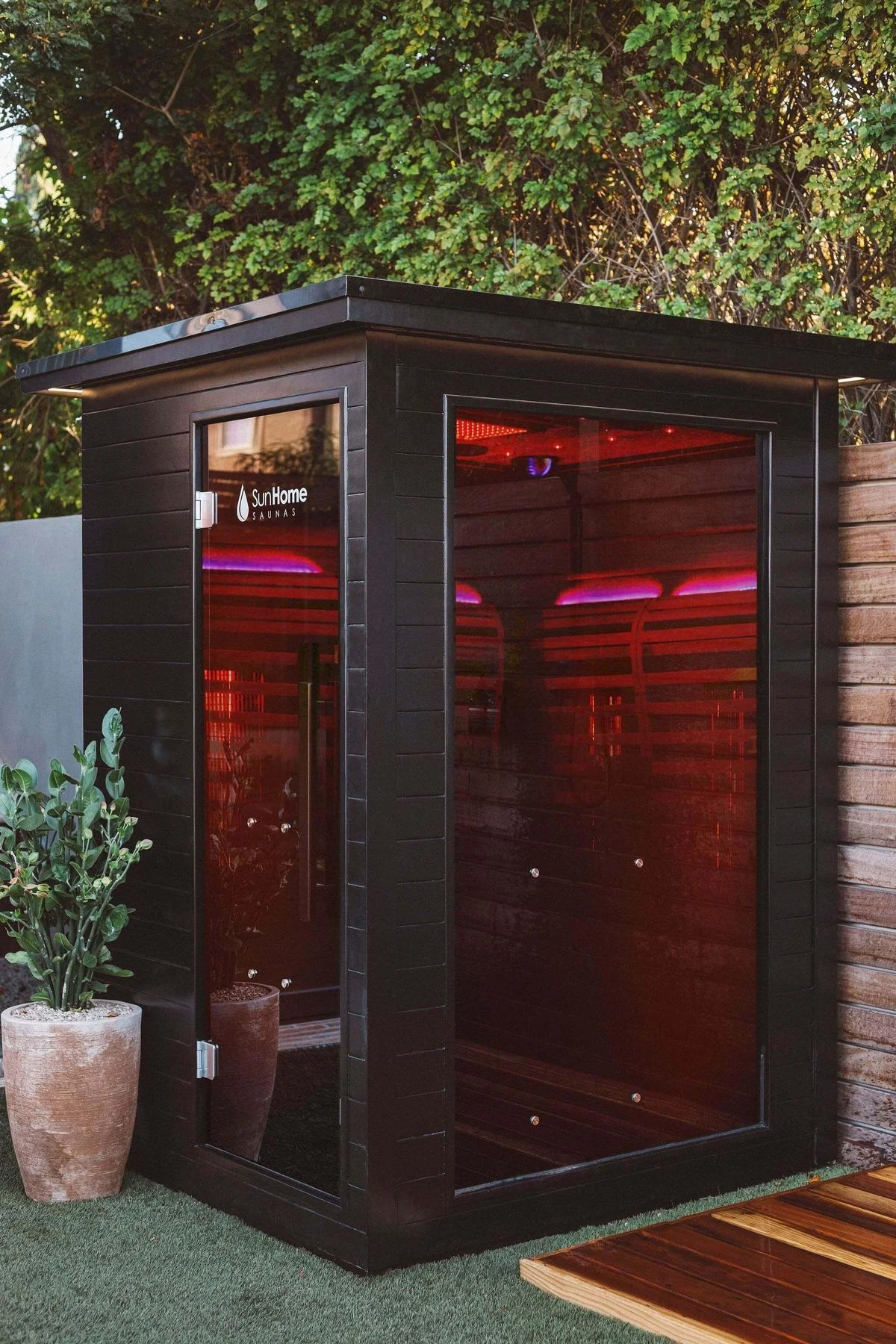 Sun Home Luminar™ Outdoor 2-Person Full Spectrum Infrared Sauna - Image 6