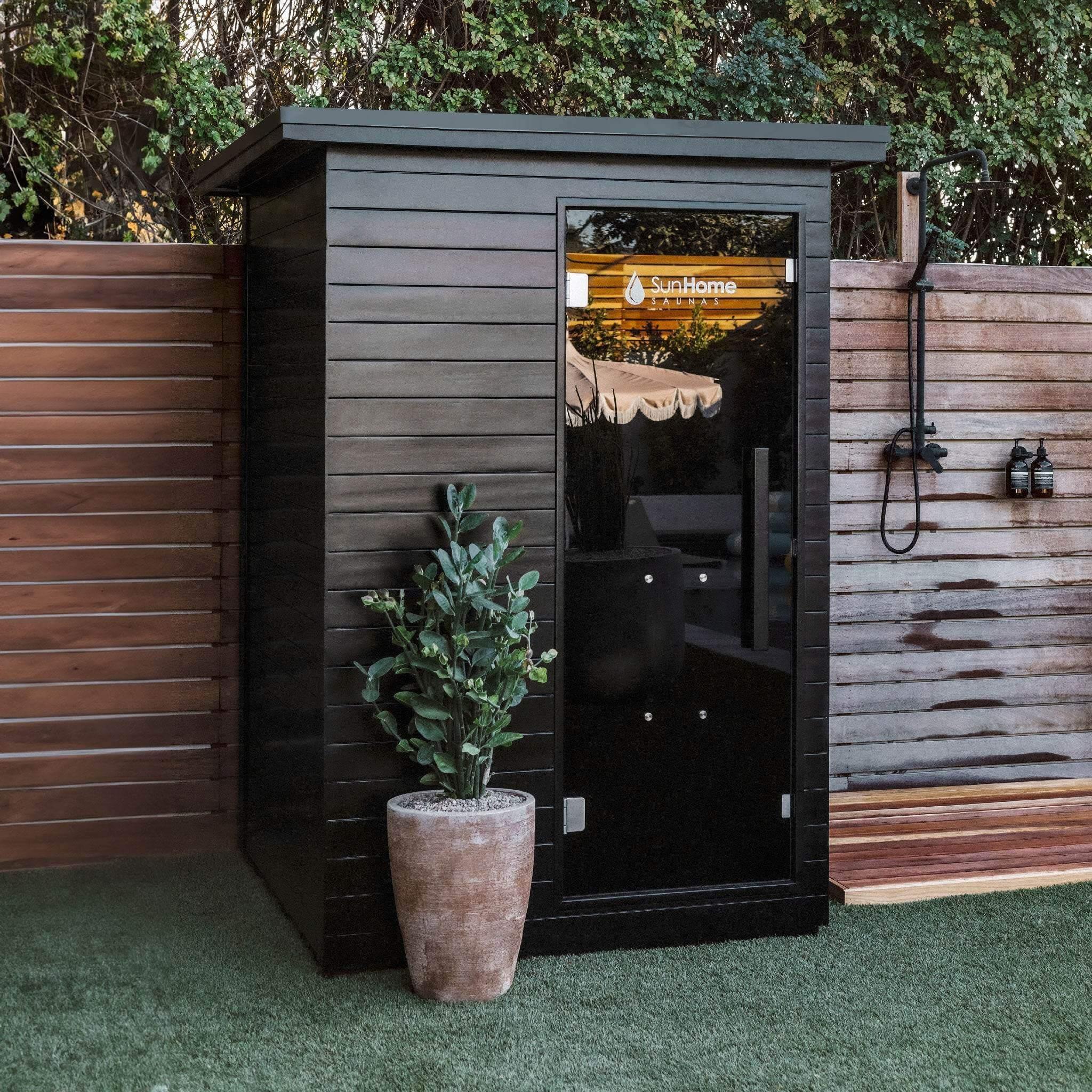 Sun Home Luminar™ Outdoor 2-Person Full Spectrum Infrared Sauna - Image 8