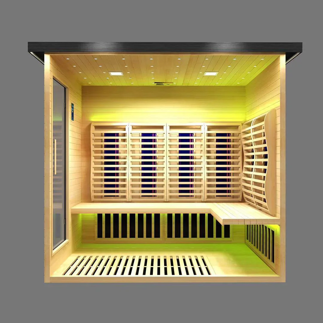 Sun Home Luminar™ Outdoor 5-Person Full Spectrum Infrared Sauna - Image 19