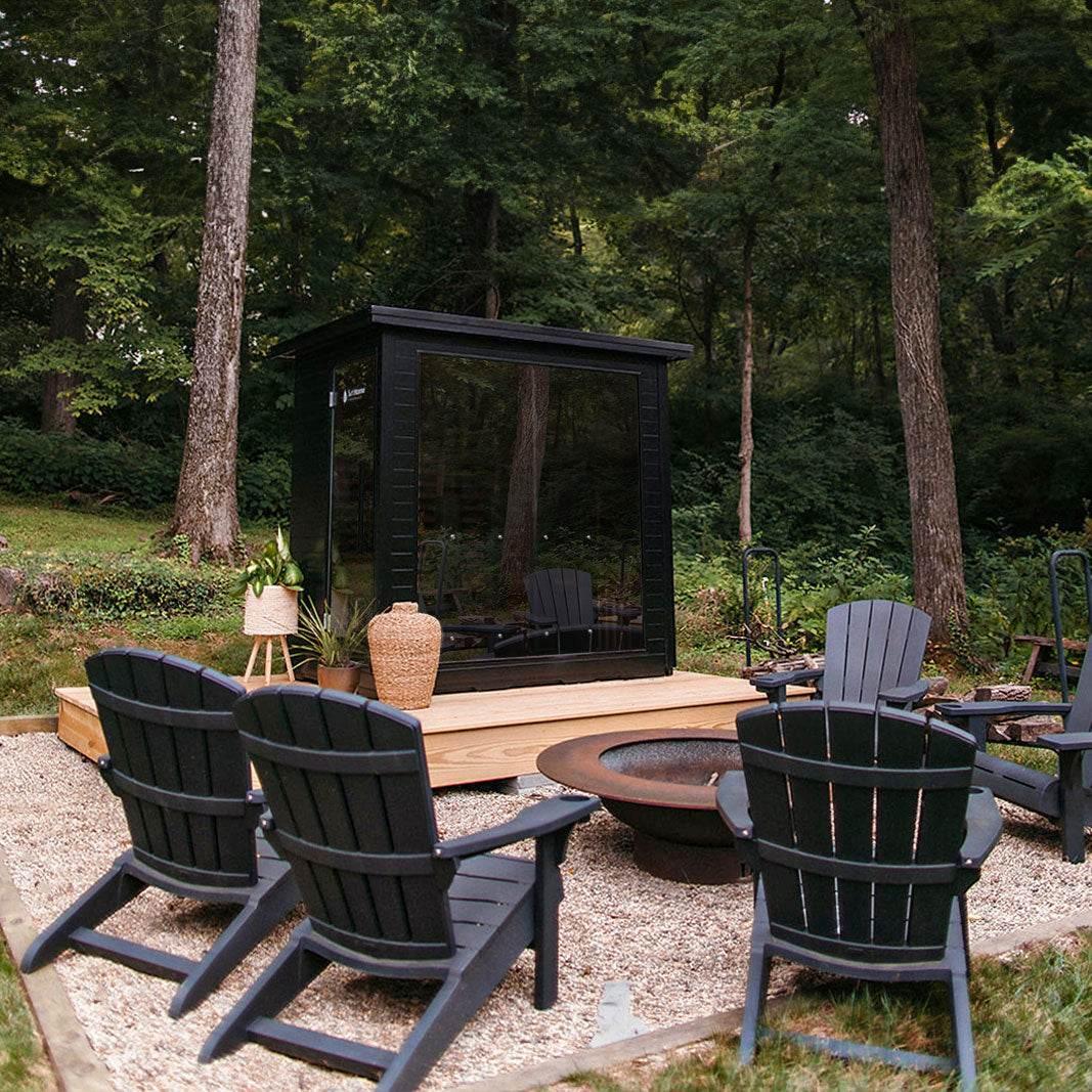 Sun Home Luminar™ Outdoor 5-Person Full Spectrum Infrared Sauna - Image 8