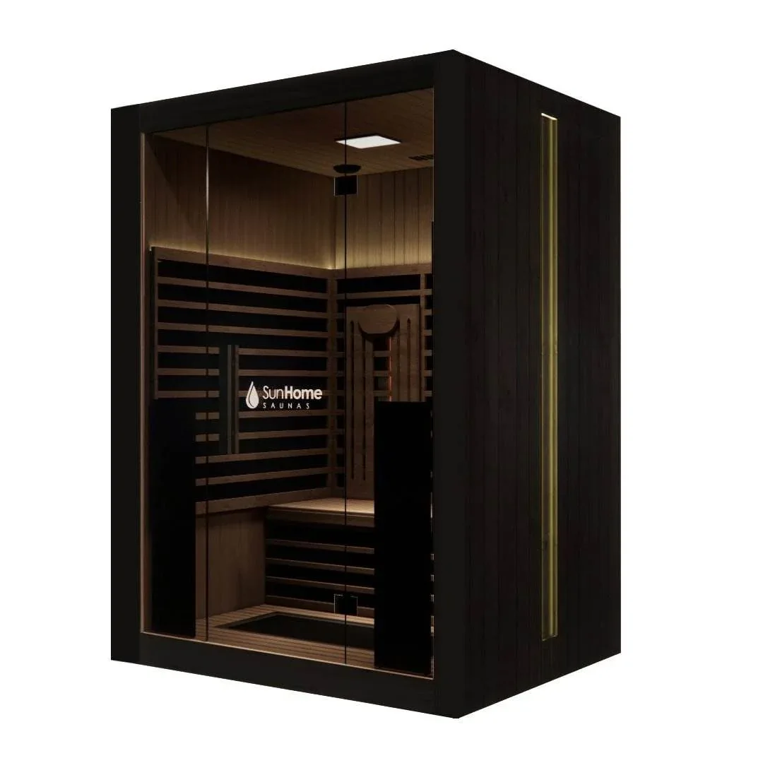 Sun Home Eclipse™ 2-Person Red Light & Infrared Sauna - Image 7