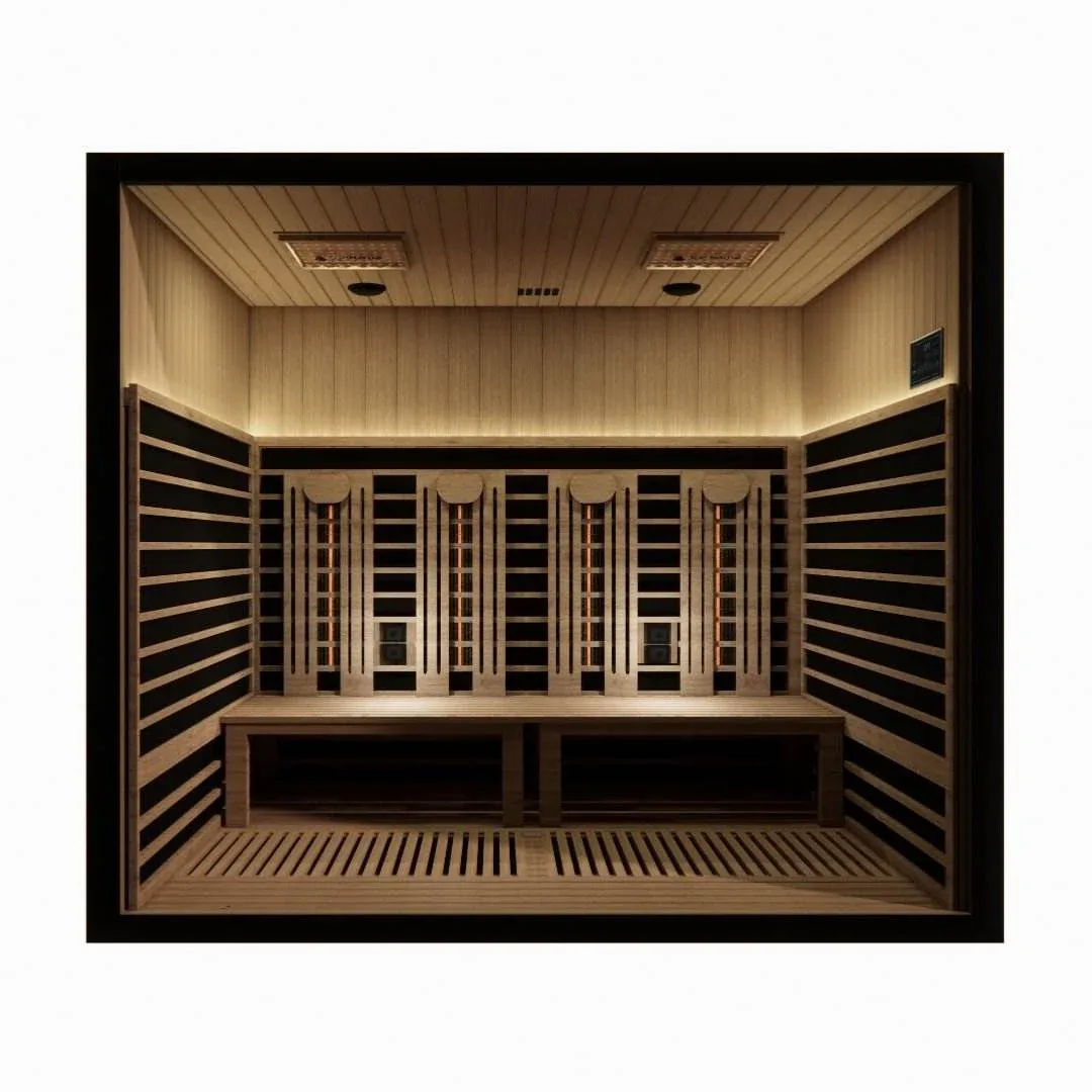 Sun Home Eclipse™ 4-Person Red Light & Infrared Sauna - Image 17
