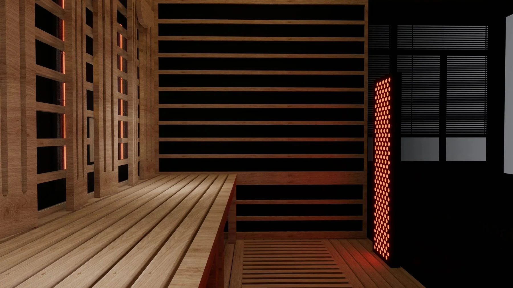 Sun Home Eclipse™ 4-Person Red Light & Infrared Sauna - Image 18