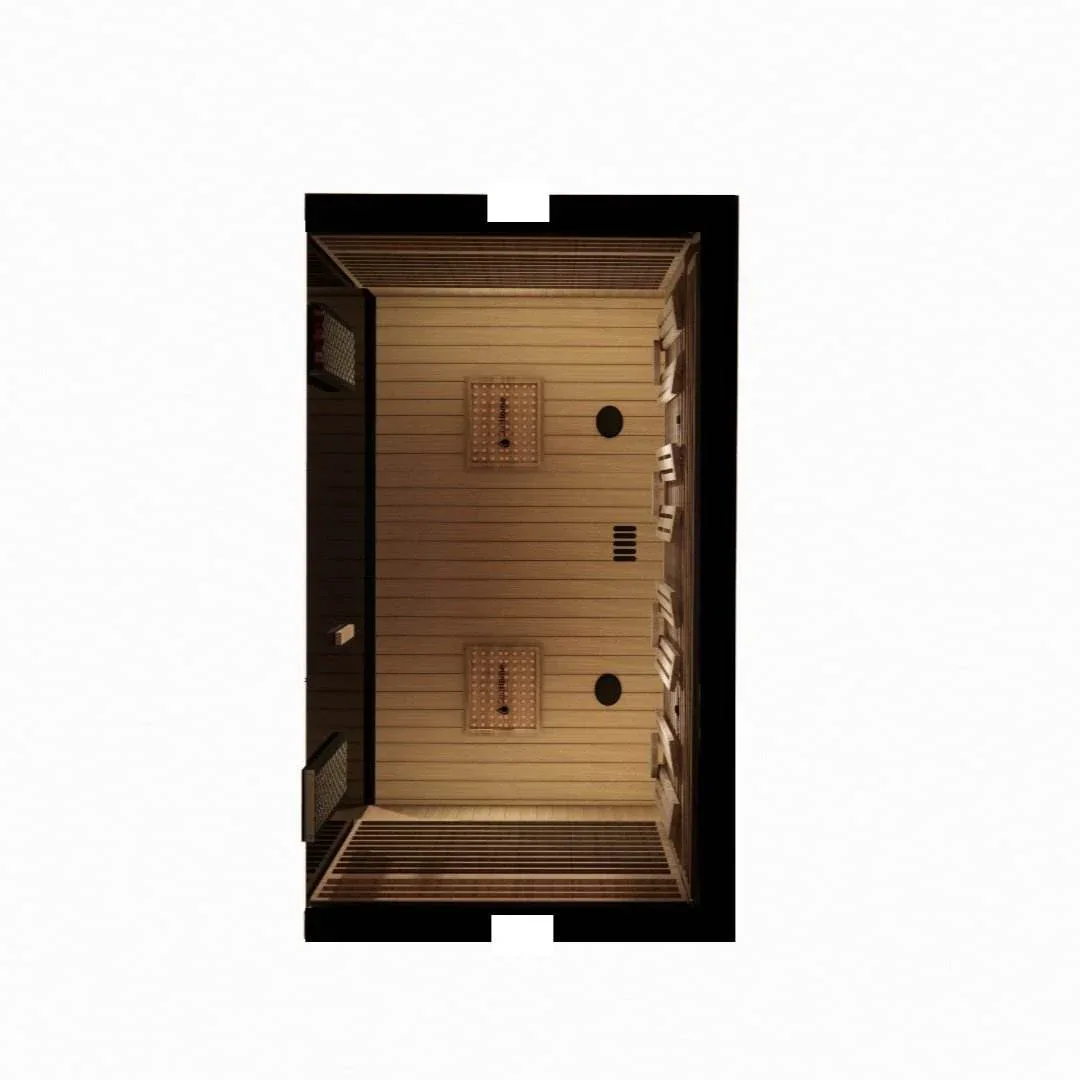 Sun Home Eclipse™ 4-Person Red Light & Infrared Sauna - Image 25
