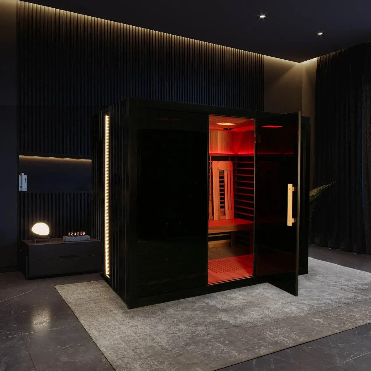 Sun Home Eclipse™ 4-Person Red Light & Infrared Sauna - Image 9