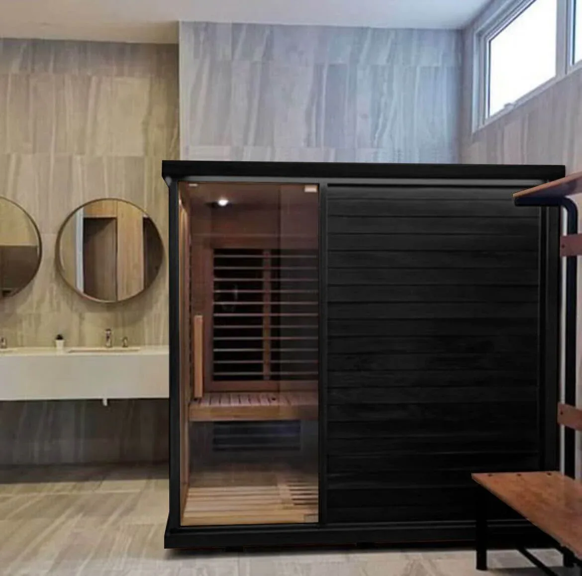Sun Home Solstice™ 4-Person Infrared Sauna - Image 8